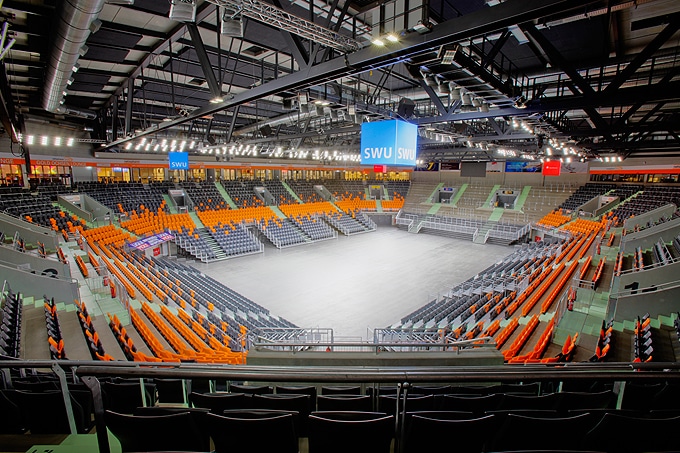 Arena für Basketball Spiele